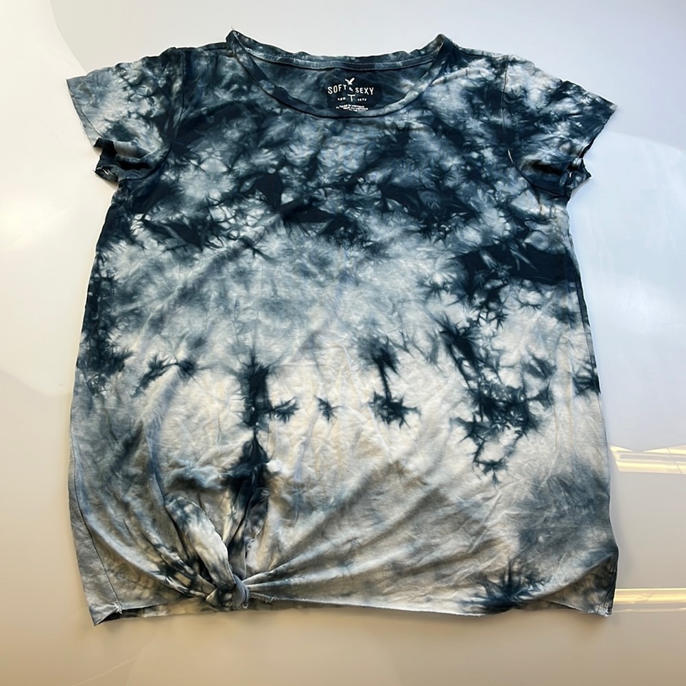 American Eagle tie dyed tshirt top n95-4